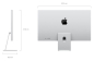 Preview: APPLE Studio Display (2026), Standardglas, neigungsverstellbarer Standfuß