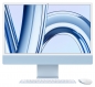 Preview: APPLE iMac 24" M3, 8C CPU, 8C GPU, 8GB, 256GB, MK, MM, blau