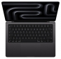 Preview: APPLE MacBook Pro 14" M3 Pro, 11C CPU, 14C GPU, 18GB, 512GB, 70W, space schwarz