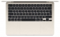 Preview: APPLE MacBook Air 13" M3, 8C CPU, 8C GPU, 256GB, 8GB, polarstern