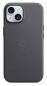 Preview: APPLE iPhone 15 Feingewebe Case mit MagSafe - Schwarz