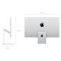 Preview: APPLE Studio Display, Standardglas, neigungsverstellbarer Standfuß