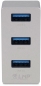 Preview: LMP USB-C Tiny Hub, 3 Port USB-A Hub für iMac 24", silber