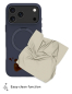 Preview: DBRAMANTE Roskilde MagSafe Kickstand ICON für iPhone 18 Pro Max - Deep Water