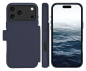 Preview: DBRAMANTE Lynge Magsafe ICON 2-in1 Folio Case für iPhone 18 Pro - Deep Water