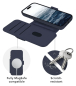 Preview: DBRAMANTE Lynge Magsafe ICON 2-in1 Folio Case für iPhone 18 Pro - Deep Water