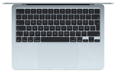 APPLE MacBook Air 13" M4, 10C CPU, 8C GPU, 16GB, 256GB, 30W, himmelblau