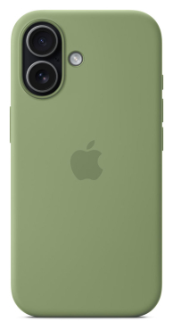 APPLE iPhone 17 Silikon Case mit MagSafe - Hellmoosgrün