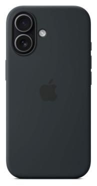 APPLE iPhone 17 Silikon Case mit MagSafe - Schwarz