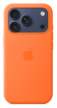 APPLE iPhone 17 Pro Silikon Case mit MagSafe - Orange