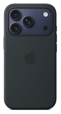 APPLE iPhone 17 Pro Silikon Case mit MagSafe - Schwarz