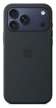 APPLE iPhone 17 Pro Max Silikon Case mit MagSafe - Schwarz