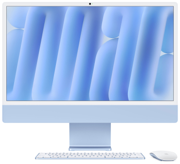 iMac 24" M6, 12C CPU, 12C GPU, 24GB, 512GB, SG, MK TID, MM, blau