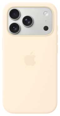 Preview: APPLE iPhone 17 Pro Silikon Case mit MagSafe - Vanille