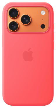 Preview: APPLE iPhone 17 Pro Silikon Case mit MagSafe - Guavepink
