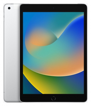 APPLE iPad (9. Gen.), 64GB Wi-Fi + Cellular, silber
