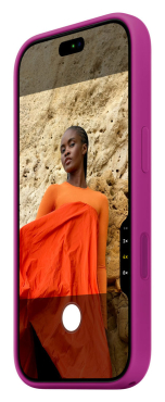 APPLE iPhone 18 Pro Silikon Case mit MagSafe - Magenta