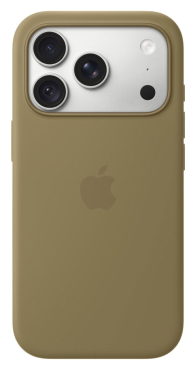 APPLE iPhone 18 Pro Silikon Case mit MagSafe - Oliv