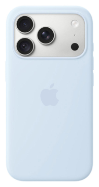 Preview: APPLE iPhone 18 Pro Silikon Case mit MagSafe - Klarblau