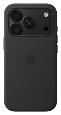 APPLE iPhone 18 Pro Silikon Case mit MagSafe - Schwarz