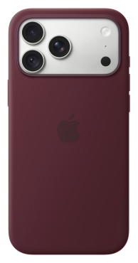 Preview: APPLE iPhone 18 Pro Max Silikon Case mit MagSafe - Burgunder