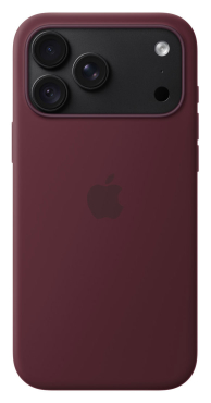 Preview: APPLE iPhone 18 Pro Max Silikon Case mit MagSafe - Burgunder