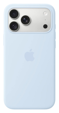 Preview: APPLE iPhone 18 Pro Max Silikon Case mit MagSafe - Klarblau