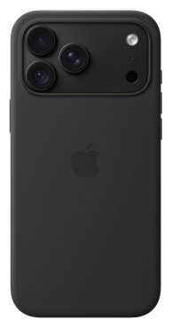 APPLE iPhone 18 Pro Max Silikon Case mit MagSafe - Schwarz