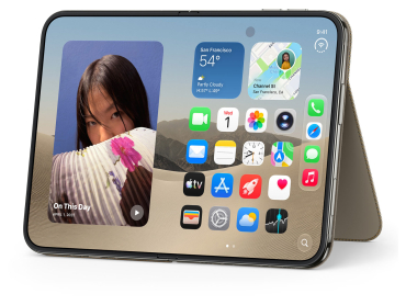 APPLE iPhone Duo Folio mit Standfuß - Taupe