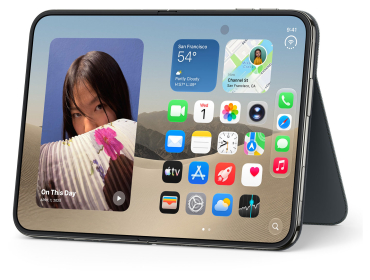 APPLE iPhone Duo Folio mit Standfuß - Navyblau