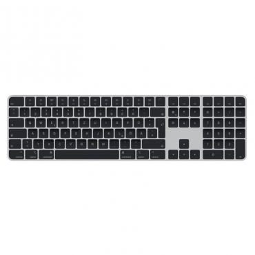 APPLE Magic Keyboard mit Touch ID und Ziffernblock für Mac Modelle mit Apple Chip - Schwarze Tasten - Deutsch