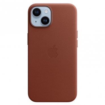 APPLE iPhone 14 Leder Case mit MagSafe, umber