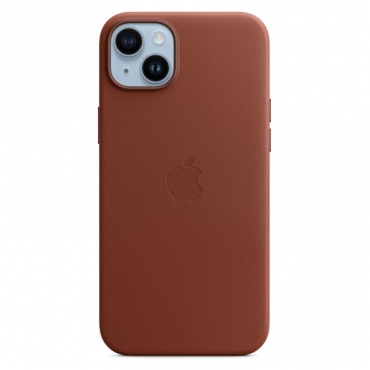 APPLE iPhone 14 Plus Leder Case mit MagSafe, umber