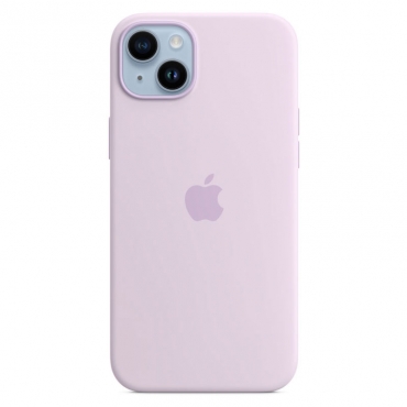 APPLE iPhone 14 Plus Silikon Case mit MagSafe, flieder