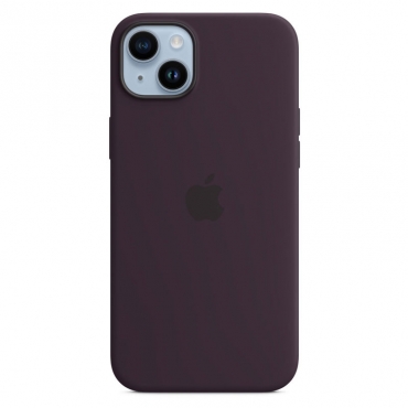 APPLE iPhone 14 Plus Silikon Case mit MagSafe, holunder