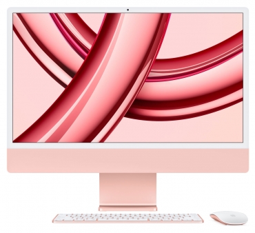 APPLE iMac 24" M3, 8C CPU, 10C GPU, 8GB, 256GB, MK TID, MM, GBEN, rose