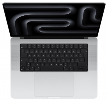 APPLE MacBook Pro 16" M3 Max, 14C CPU, 30C GPU, 36GB, 1TB, silber