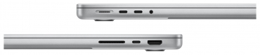 APPLE MacBook Pro 14" M3 Pro, 11C CPU, 14C GPU, 18GB, 512GB, 70W, silber