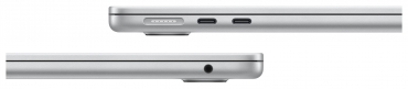 APPLE MacBook Air 13" M3, 8C CPU, 10C GPU, 512GB, 8GB, silber