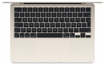 APPLE MacBook Air 13" M3, 8C CPU, 8C GPU, 256GB, 8GB, polarstern