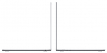 APPLE MacBook Air 15" M3, 8C CPU, 10C GPU, 256GB, 8GB, 35W Dual, space grau