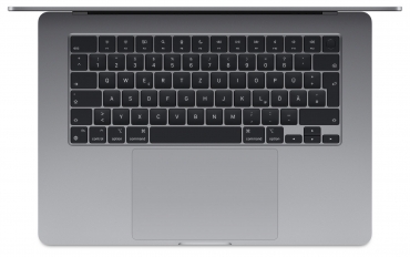 APPLE MacBook Air 15" M3, 8C CPU, 10C GPU, 512GB, 8GB, 35W Dual, space grau