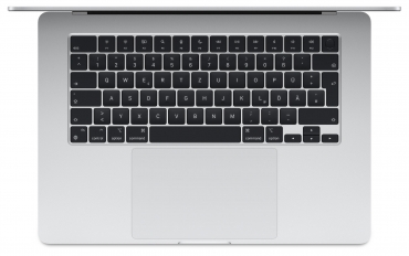 APPLE MacBook Air 15" M3, 8C CPU, 10C GPU, 512GB, 8GB, 35W Dual, silber