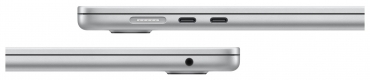 APPLE MacBook Air 15" M3, 8C CPU, 10C GPU, 512GB, 8GB, 35W Dual, silber