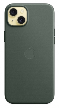APPLE iPhone 15 Plus Feingewebe Case mit MagSafe - Immergrün