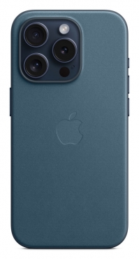 APPLE iPhone 15 Pro Feingewebe Case mit MagSafe - Pazifikblau