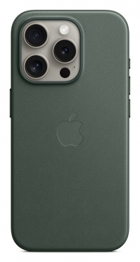 APPLE iPhone 15 Pro Feingewebe Case mit MagSafe - Immergrün