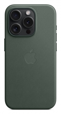 APPLE iPhone 15 Pro Feingewebe Case mit MagSafe - Immergrün