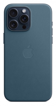 APPLE iPhone 15 Pro Max Feingewebe Case mit MagSafe - Pazifikblau