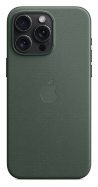 APPLE iPhone 15 Pro Max Feingewebe Case mit MagSafe - Immergrün